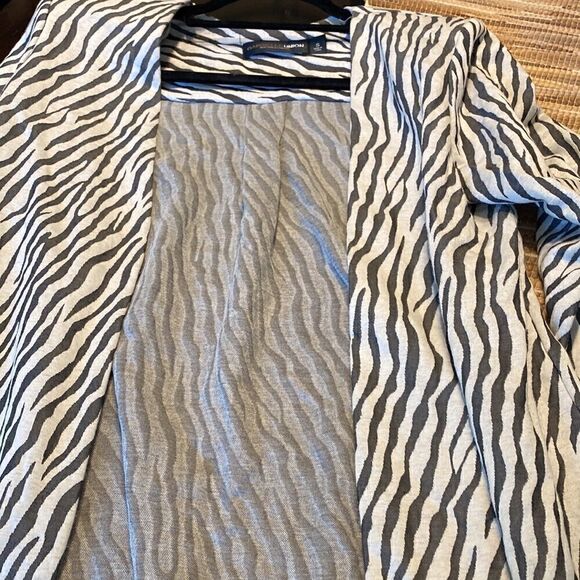 EUC open front duster jacket with shoulder pads size S - Picture 1 of 5